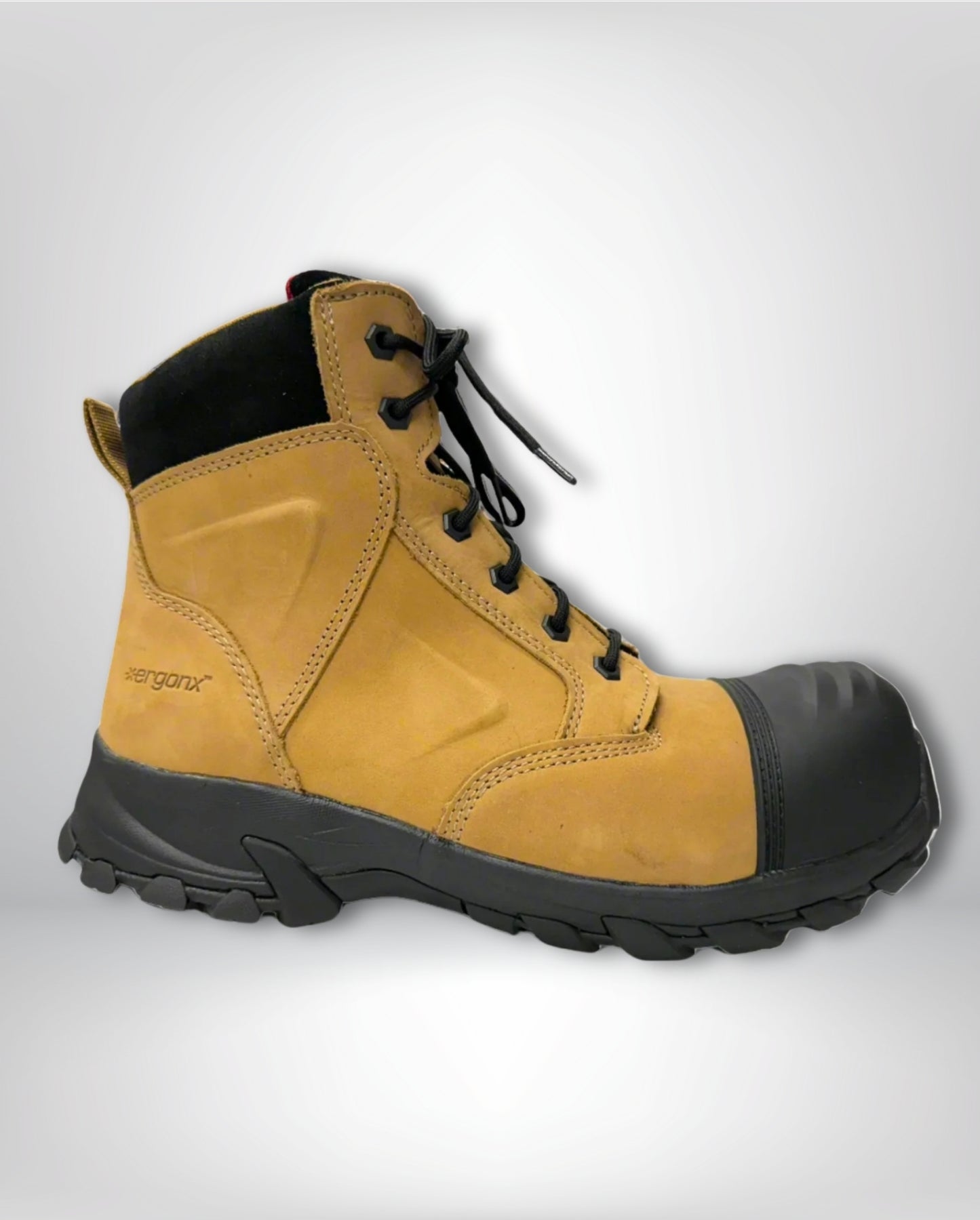 Ergonx Safety Boots Lace Up (Helium) Tan