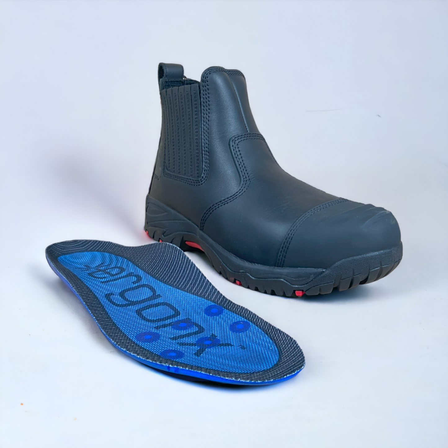 Ergonx Safety Boots Slip On (Hydrogen) Black