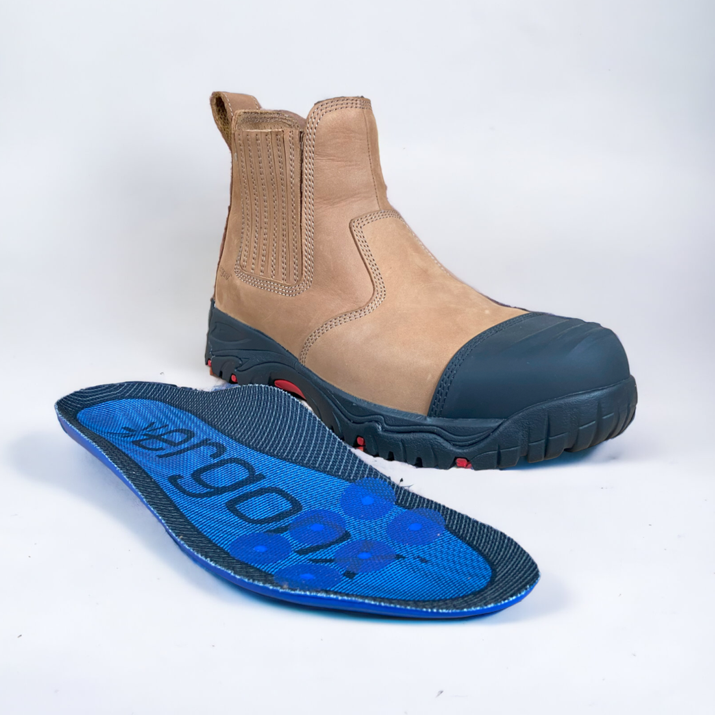 Ergonx Safety Boots Slip On (Hydrogen) Tan