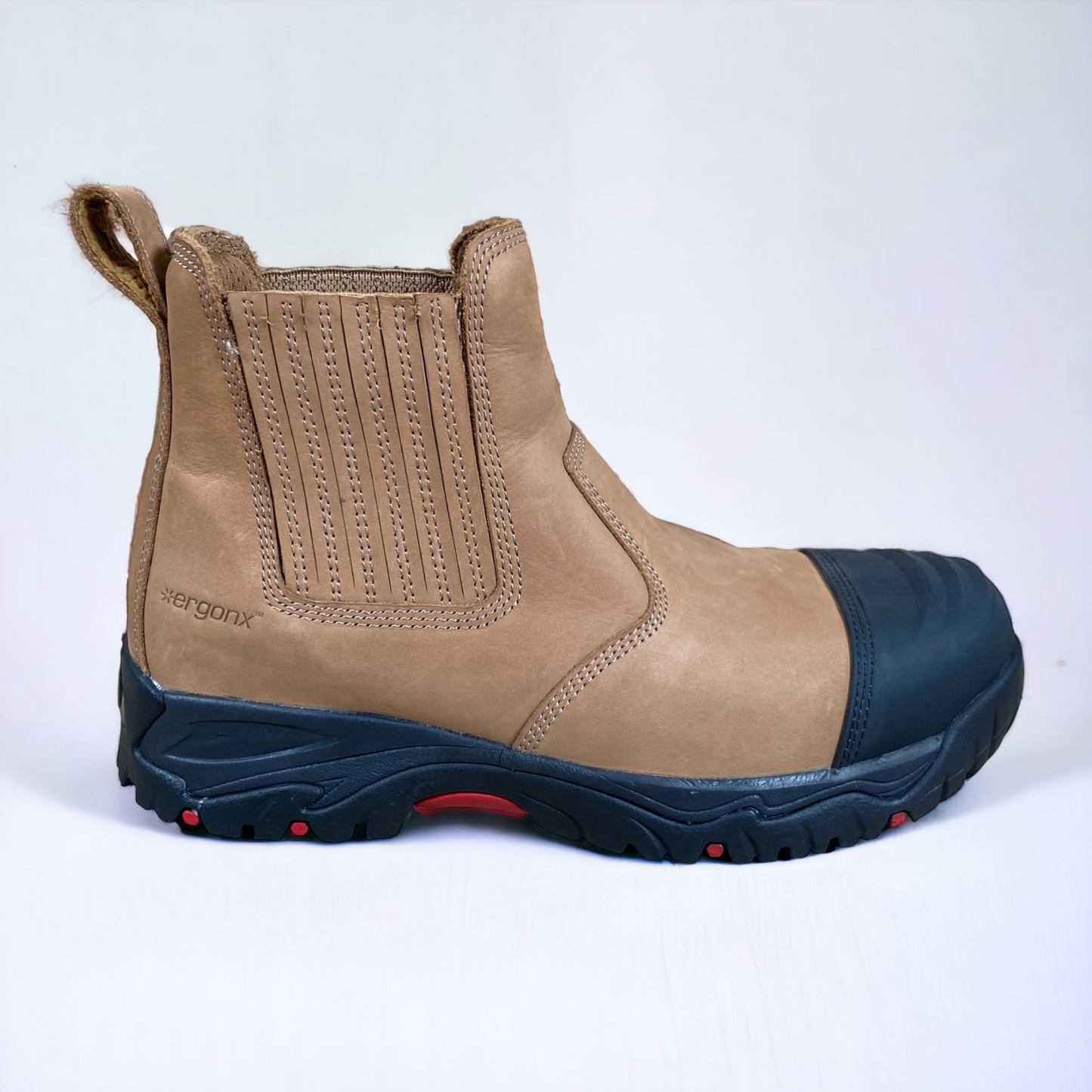 Ergonx Safety Boots Slip On (Hydrogen) Tan