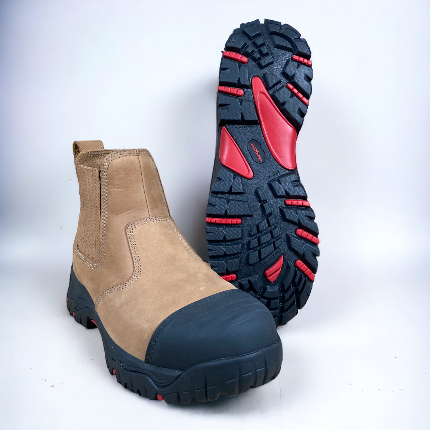 Ergonx Safety Boots Slip On (Hydrogen) Tan