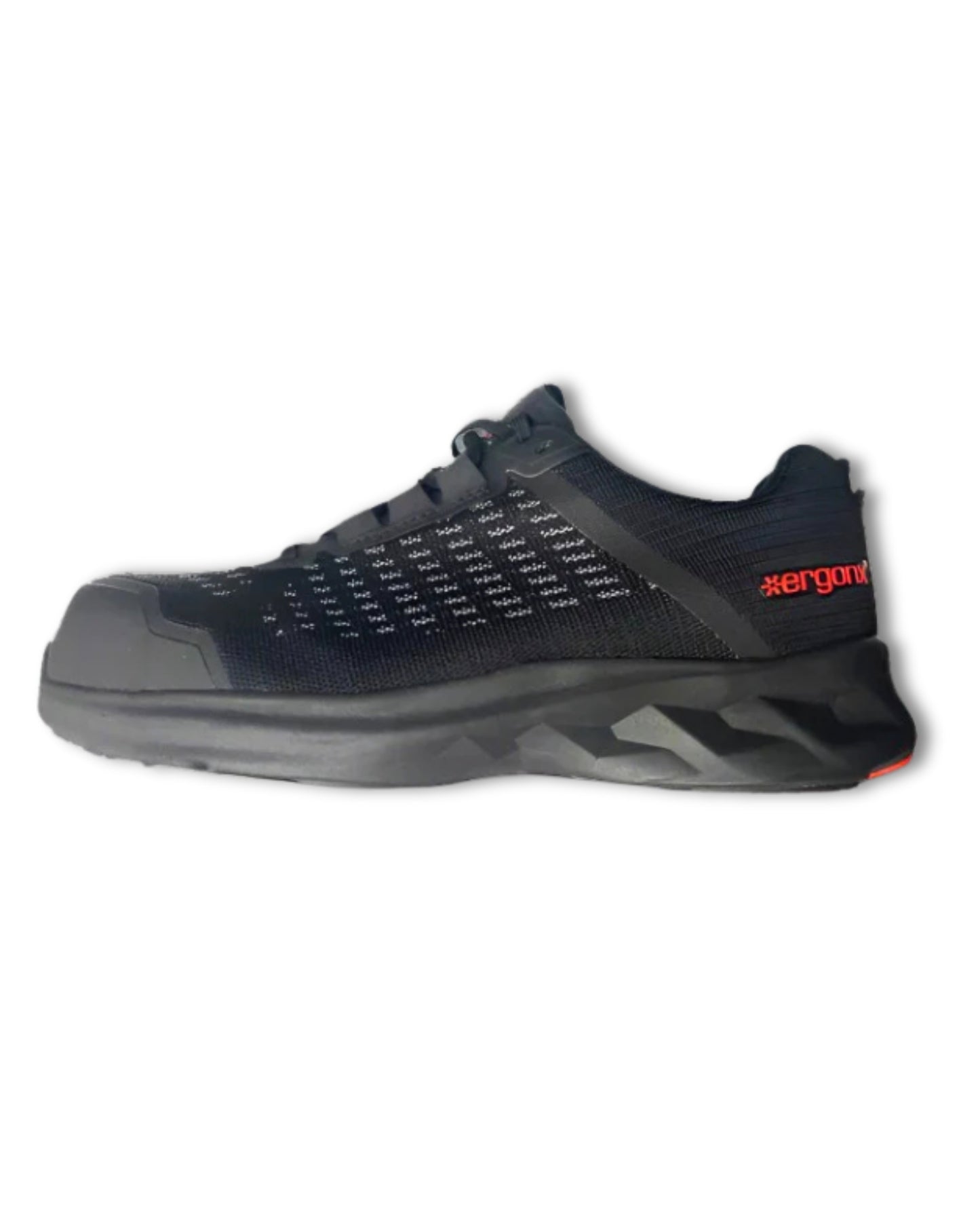 Ergonx Orthotic Safety Shoe Lace Up (LITHIUM) Black
