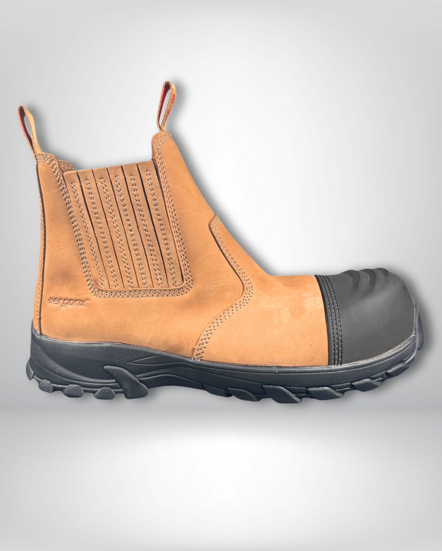 Ergonx Safety Boots Slip On (Hydrogen) Tan