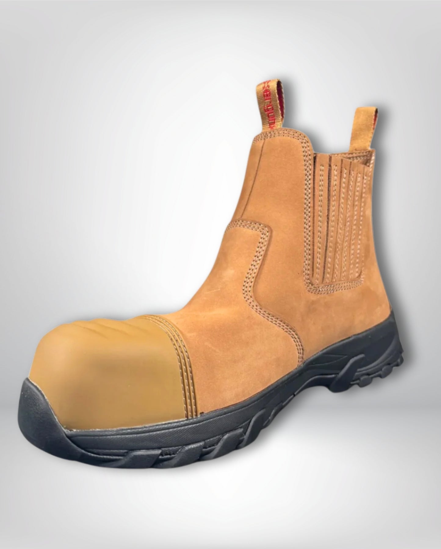 Ergonx Safety Boots Slip On (Hydrogen) Tan Toe