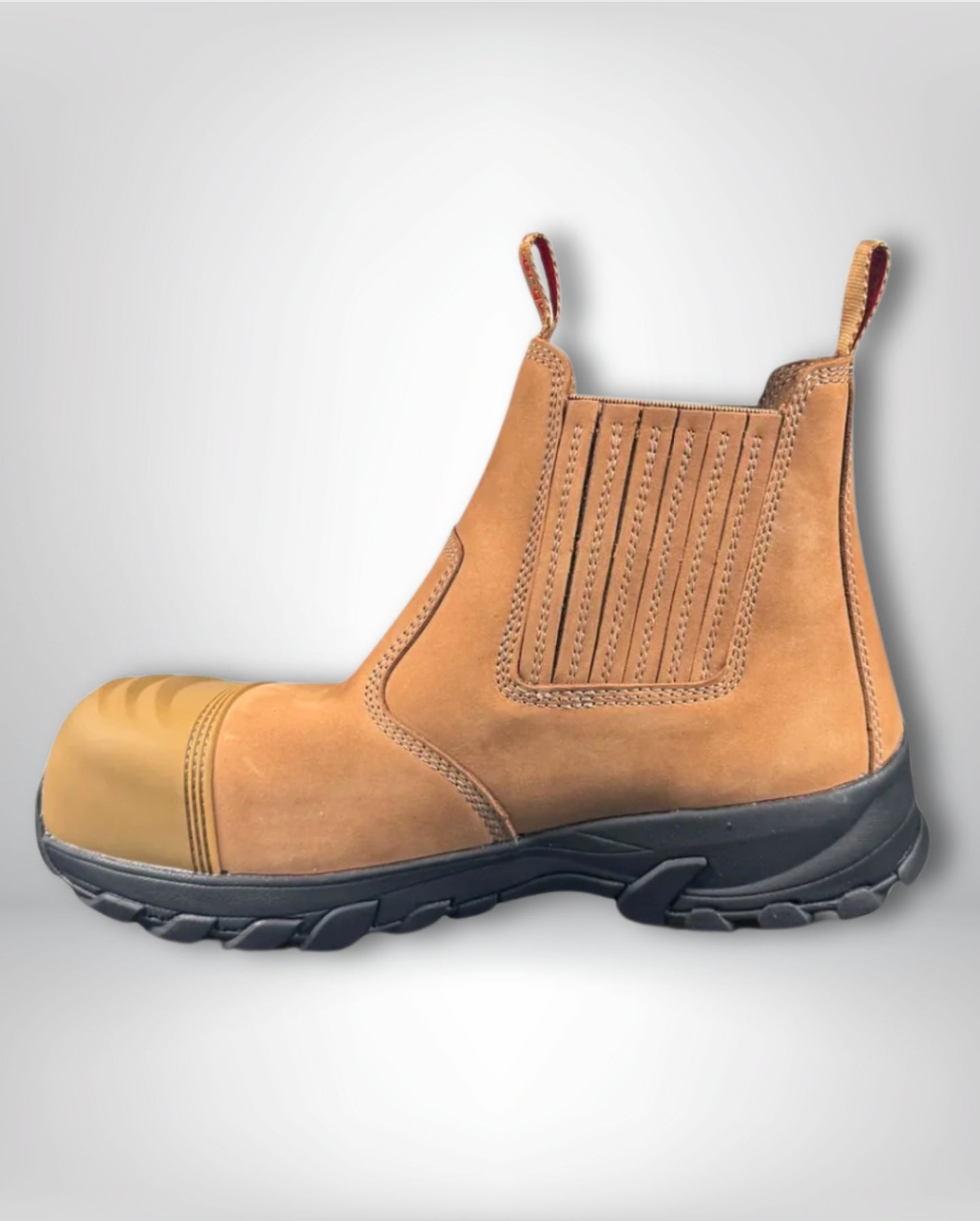 Ergonx Safety Boots Slip On (Hydrogen) Tan Toe