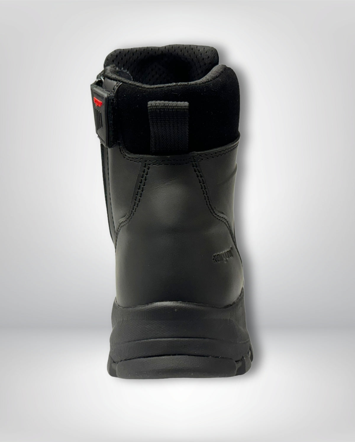 Ergonx Black Lace Up Safety Boots + 6 Socks + 1L Bottle & Cap Bundle
