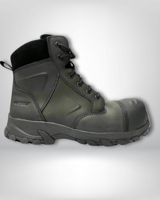 Ergonx Safety Boots Lace Up (Helium) Black