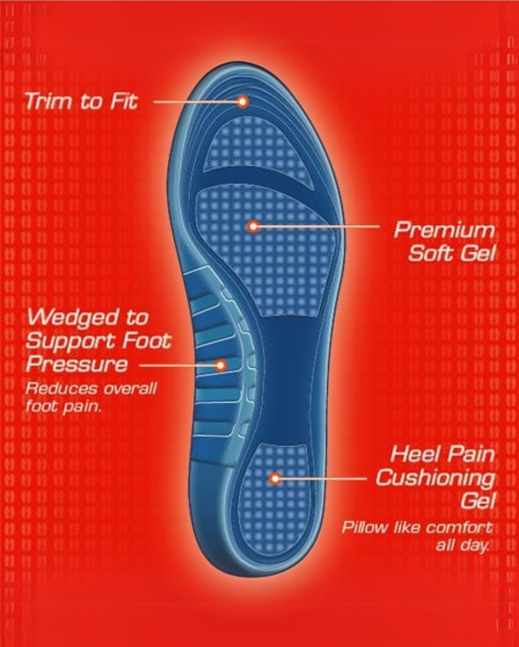 Foot Pillow Gel Innersole