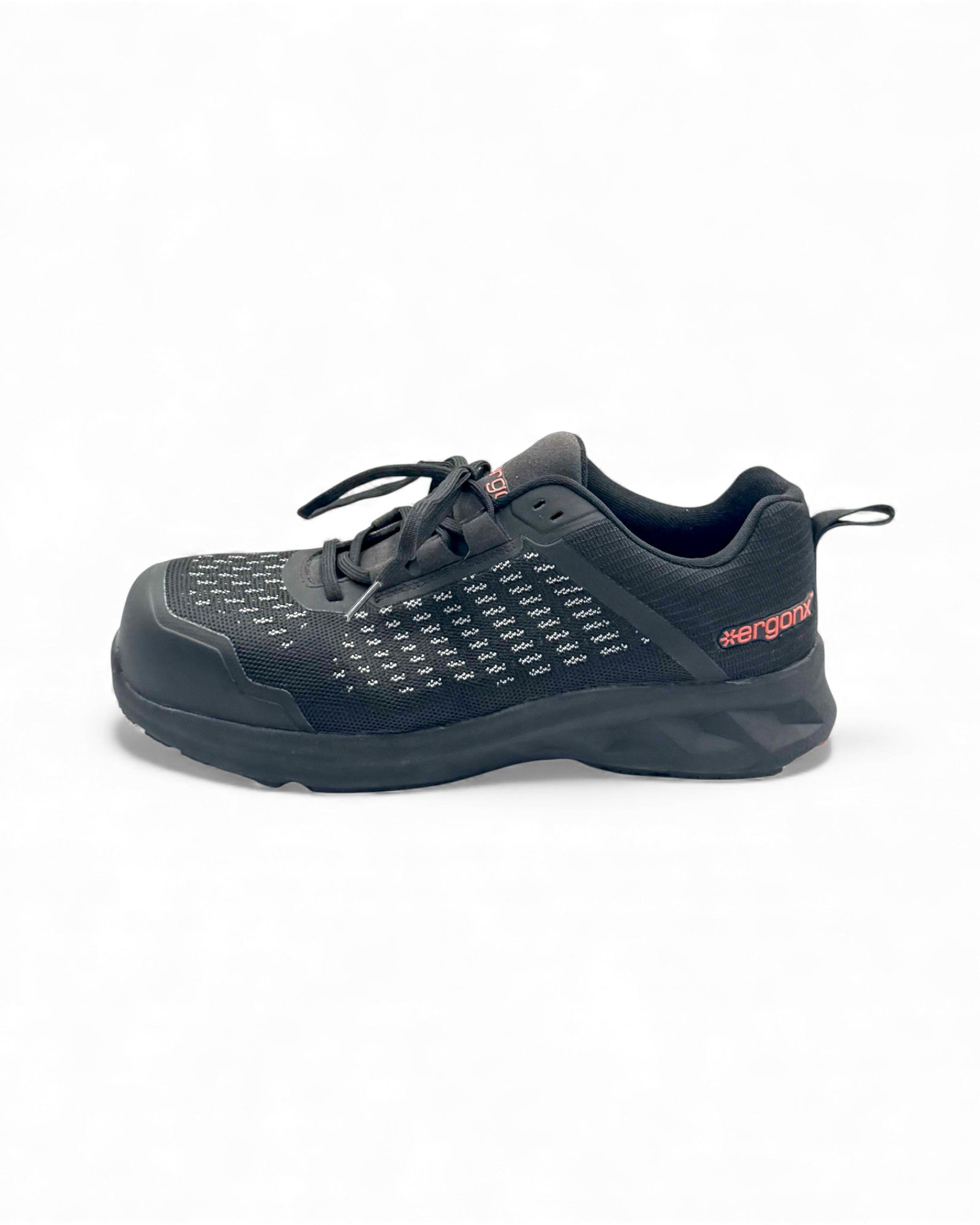 Ergonx Orthotic Safety Shoe Lace Up (LITHIUM) Black